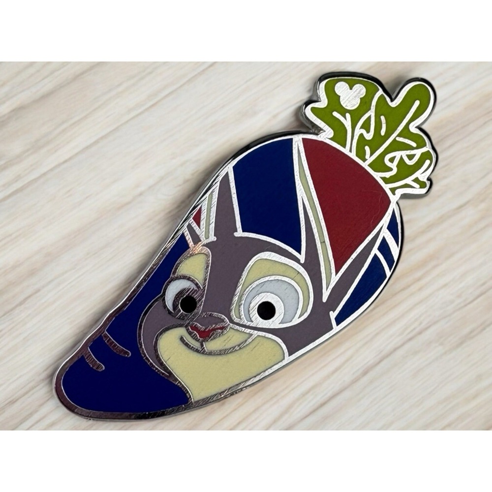 Disney Pin HKDL Hidden Mickey Carrot Judy Hopps Zootopia Pin 6 Of‎ 6